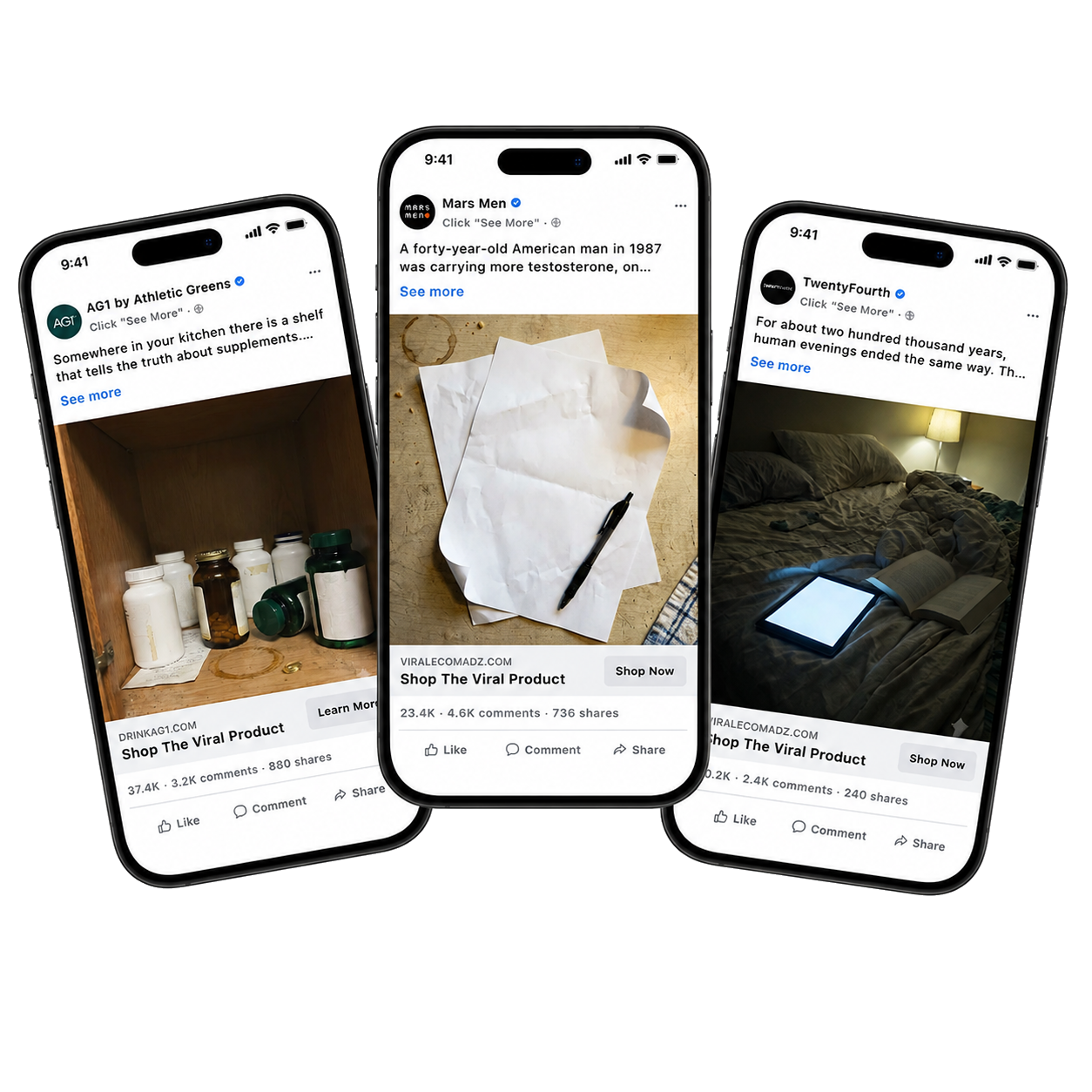 Native Ad Split Testing Package